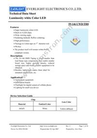 59-146UWD/TR8 Datasheet Cover