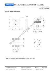 59-23UWD/TR8 Datasheet Page 2