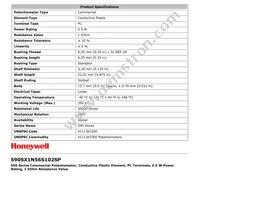 590SX1N56S102SP Datasheet Page 2