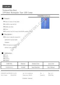 594SDRD/S530-A3 Datasheet Cover