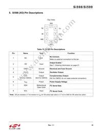 599MDA000118DG Datasheet Page 19