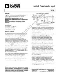 5B36-03-NI Datasheet Cover