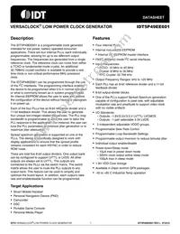 5P49EE601NLGI8 Datasheet Cover