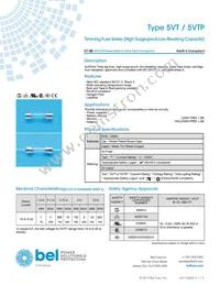 5VT 200-R Datasheet Cover