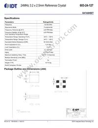 603-24-127JA4I8 Datasheet Cover