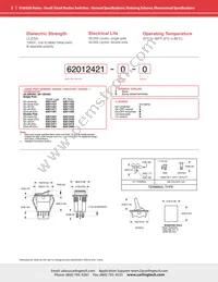 62011281-0-0 Datasheet Page 2