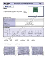 630MPB224J Datasheet Cover