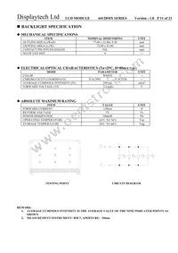 64128MX FC BW-3 Datasheet Page 11