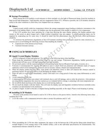 64128MX FC BW-3 Datasheet Page 19