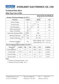 65-21/T2C-FV1W2E/2T Datasheet Page 3
