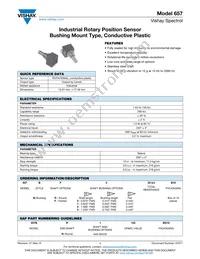 657BR0503 Datasheet Cover