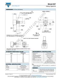 657BR0503 Datasheet Page 2