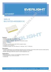 66-219/T2D-AR2S2B5Y/3C Datasheet Cover