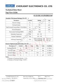 67-21/T2C-YV2W2B22/2A0 Datasheet Page 3
