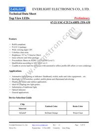 67-21-YSC-C2U2AABPE-2T8-AM Datasheet Cover