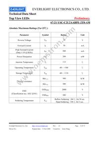 67-21-YSC-C2U2AABPE-2T8-AM Datasheet Page 2