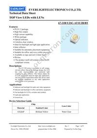 67-21B/Y2SC-AT1U2B/BT Datasheet Cover