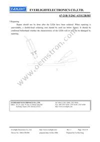 67-21B/Y2SC-AT1U2B/BT Datasheet Page 10