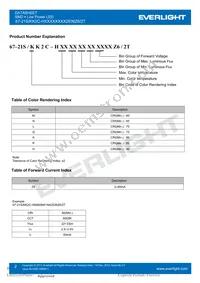 67-21S/KK2C-H3030M31N42936Z6/2T Datasheet Page 2