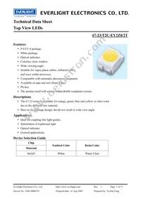 67-23/T2C-EY2Z0/2T Datasheet Cover