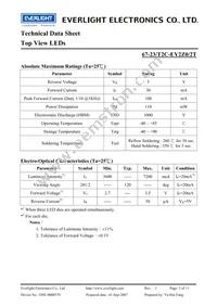 67-23/T2C-EY2Z0/2T Datasheet Page 3