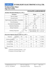 67-31A/T7C-AAW1X1MZ3/2T Datasheet Page 3
