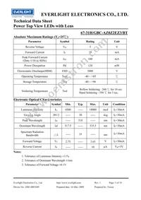 67-31H/GBC-AZ0Z2EZ3/BT Datasheet Page 3