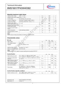 6MS16017P43W40382NOSA1 Datasheet Page 2