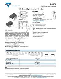 6N137A-X017T Datasheet Cover