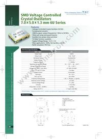 6U-52.000MCE-T Datasheet Cover
