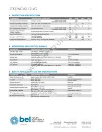 700DNC40-12-8G Datasheet Page 3