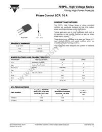 70TPS16 Datasheet Cover