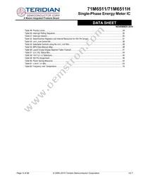 71M6511-IGTR/F Datasheet Page 6