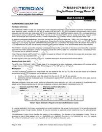 71M6511-IGTR/F Datasheet Page 8