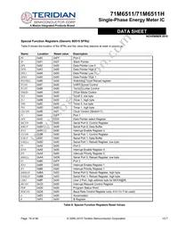 71M6511-IGTR/F Datasheet Page 18