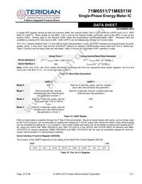 71M6511-IGTR/F Datasheet Page 22