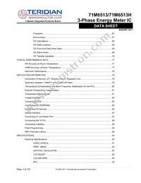 71M6513-IGTR/F Datasheet Page 4