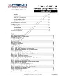 71M6513-IGTR/F Datasheet Page 5
