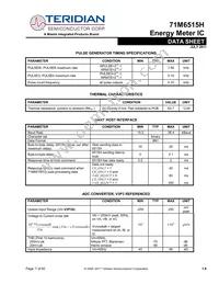71M6515H-IGTR/F Datasheet Page 7