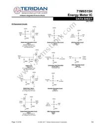 71M6515H-IGTR/F Datasheet Page 12
