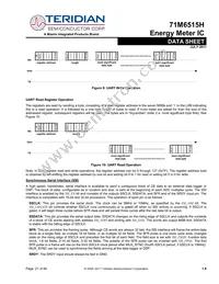 71M6515H-IGTR/F Datasheet Page 21