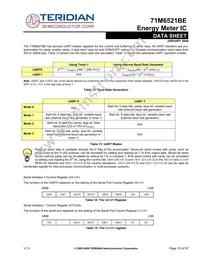 71M6521BE-IGTR/F Datasheet Page 23