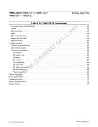 71M6542GT-IGTR/F Datasheet Page 4