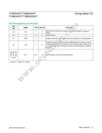 71M6543HT-IGTR/F Datasheet Page 17