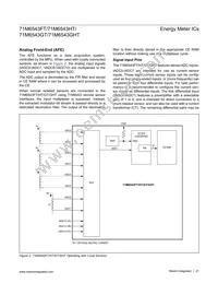 71M6543HT-IGTR/F Datasheet Page 21