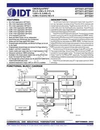 72221L25JG Datasheet Cover