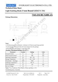 7343-2SURC/S400-A7 Datasheet Page 2