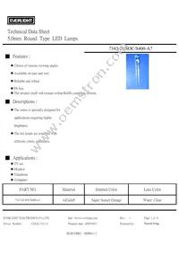 7343-2USOC/S400-A7 Datasheet Cover