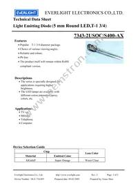 7343-2USOC/S400-A9 Datasheet Cover