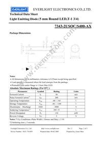 7343-2USOC/S400-A9 Datasheet Page 2